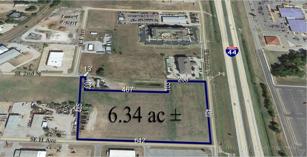 More Photos Of 425 SE Interstate Dr, Lawton Land For Sale