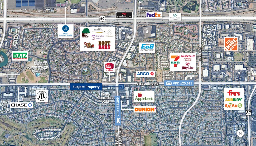 More Photos Of 2015 S Alma School Rd, Mesa Restaurant For Lease