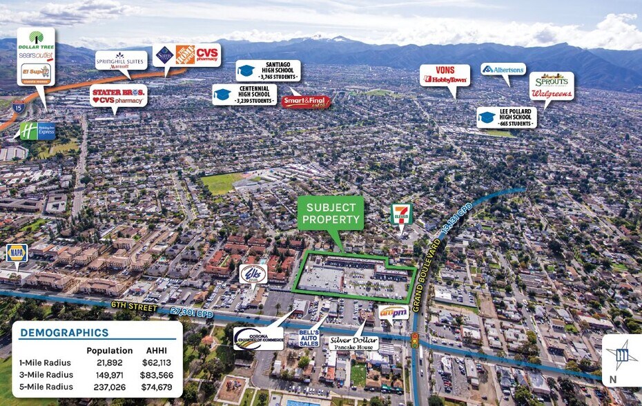 More Photos Of 685 E Grand Blvd, Corona Storefront Retail Office For Lease