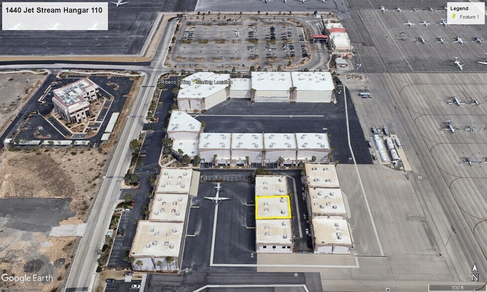 More Photos Of 1440 Jet Stream Dr, Henderson Airplane Hangar For Lease