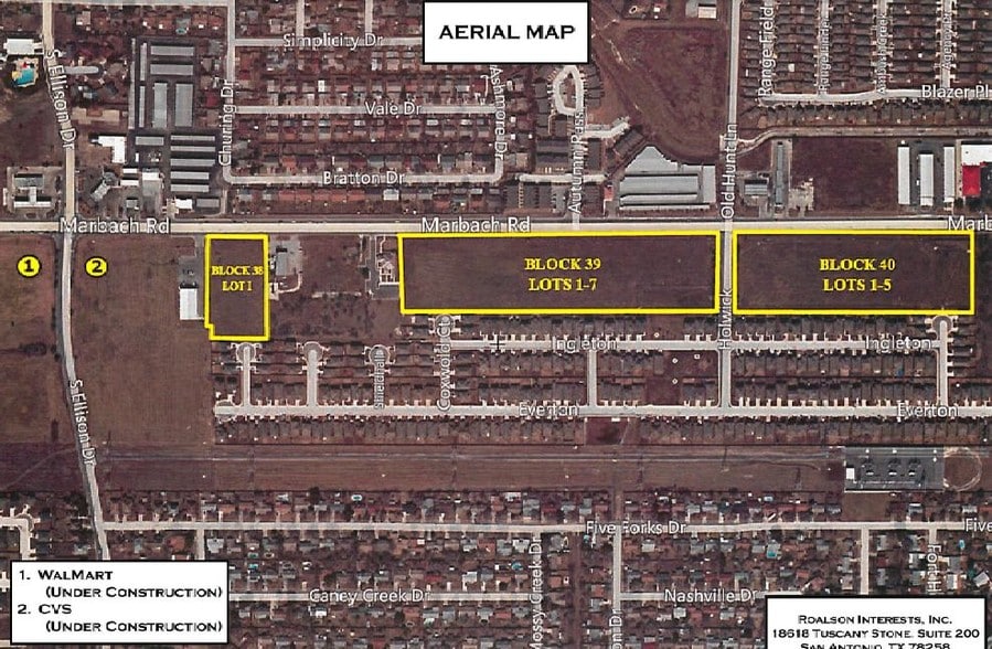 More Photos Of Marbach Rd. & Holwick Rd, San Antonio Land For Sale