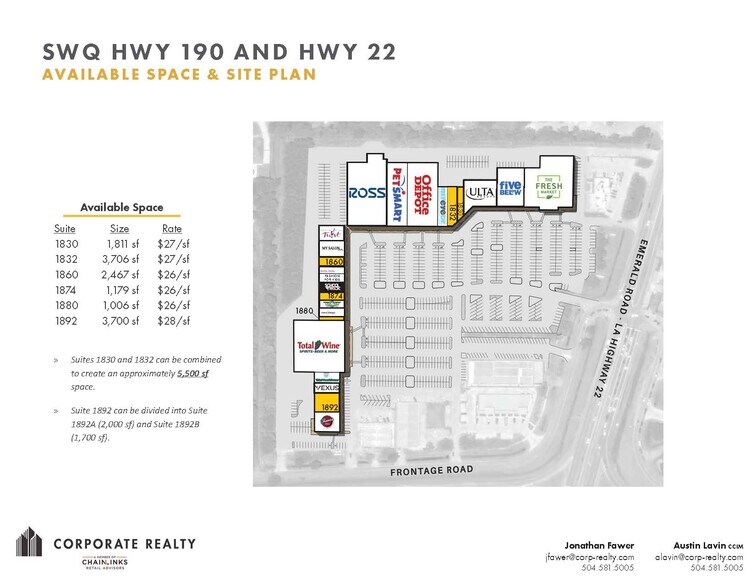 More Photos Of 1848-1896 N Causeway Blvd, Mandeville General Retail For Lease