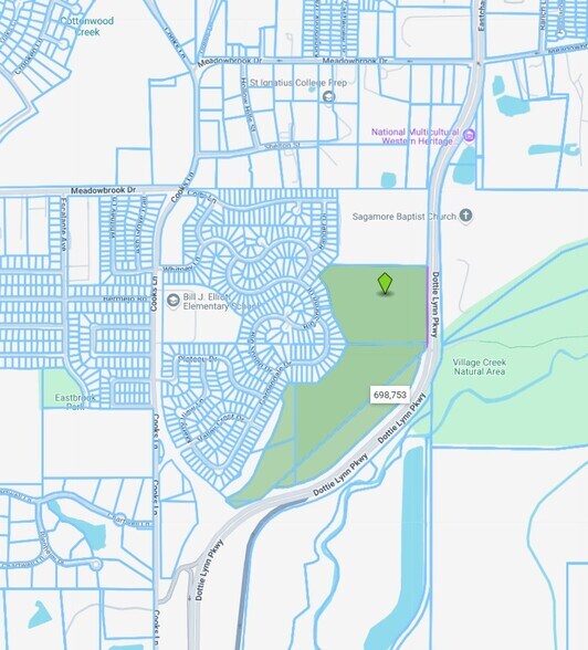 More Photos Of 2500 Dottie Lynn Pkwy, Fort Worth Land For Sale