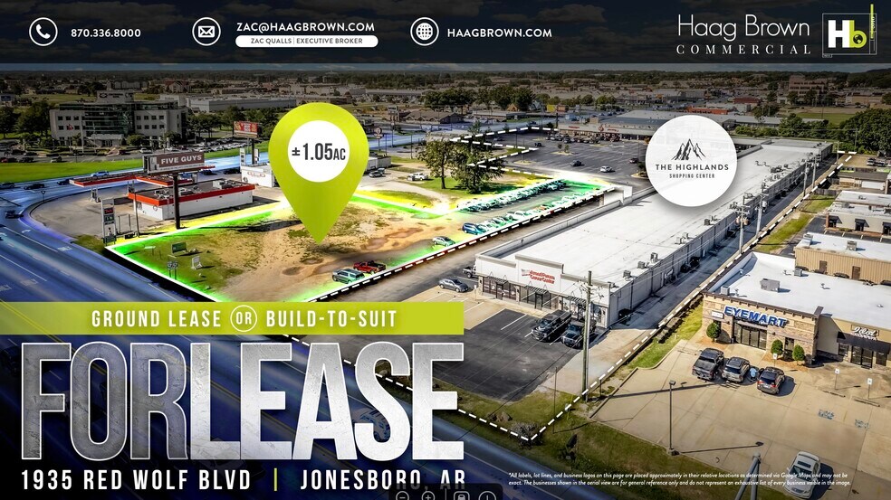 Primary Photo Of 1935 Red Wolf Blvd, Jonesboro Land For Lease