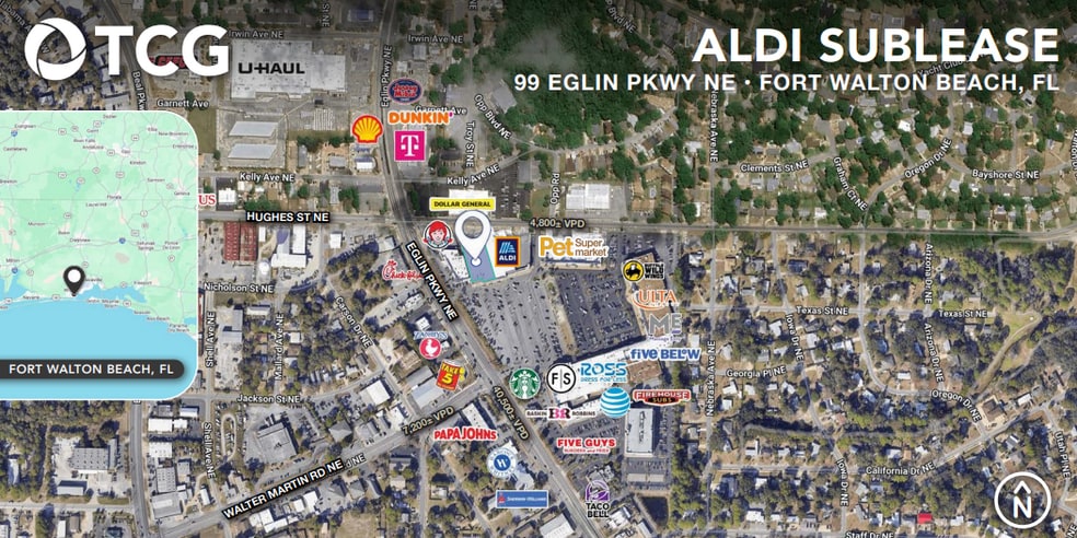 More Photos Of 99 Eglin Pky NE, Fort Walton Beach General Retail For Lease