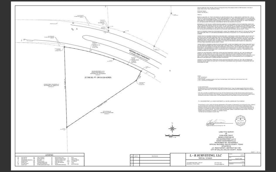 More Photos Of 5303-5306 Keeneland Pky, Dallas Land For Sale