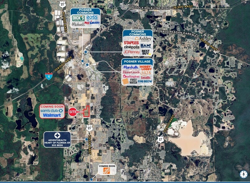 More Photos Of Highway 27, Davenport Land For Lease