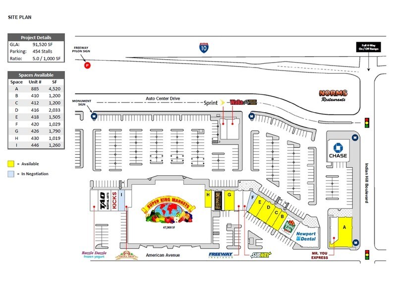 More Photos Of 440-442 S Auto Center Dr, Claremont General Retail For Lease