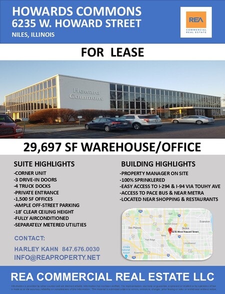 More Photos Of 6201-6299 W Howard St, Niles Light Manufacturing For Lease