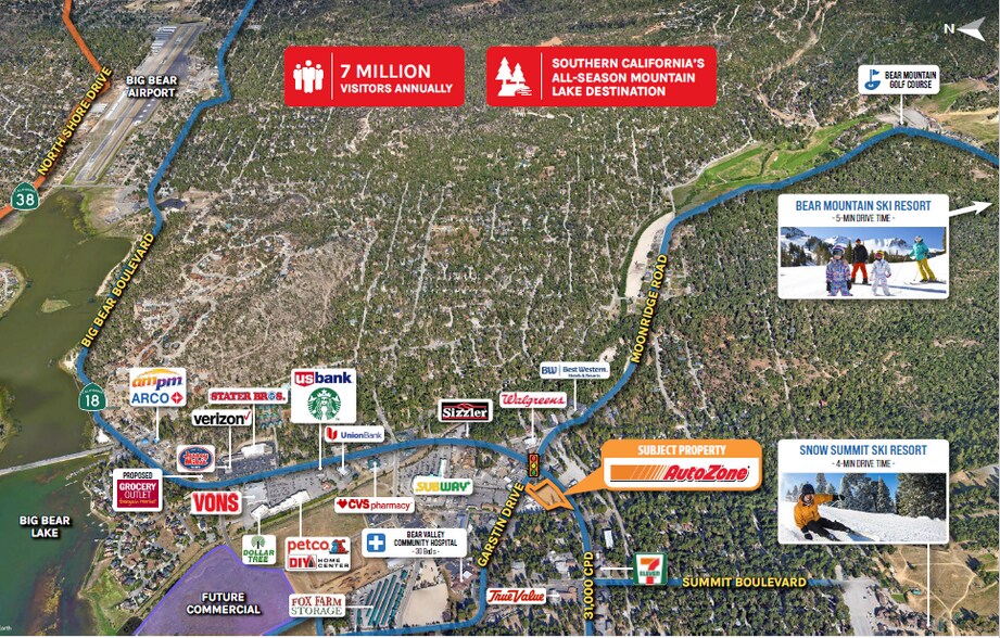 More Photos Of 42040 Big Bear Blvd, Big Bear Lake Freestanding For Sale