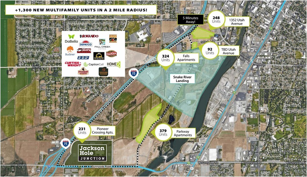 More Photos Of Sunnyside Rd & I-15, Idaho Falls Land For Sale