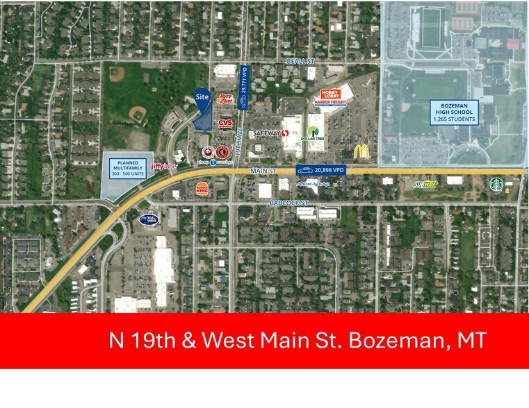 Primary Photo Of N 19th Ave & W Main St, Bozeman General Retail For Lease