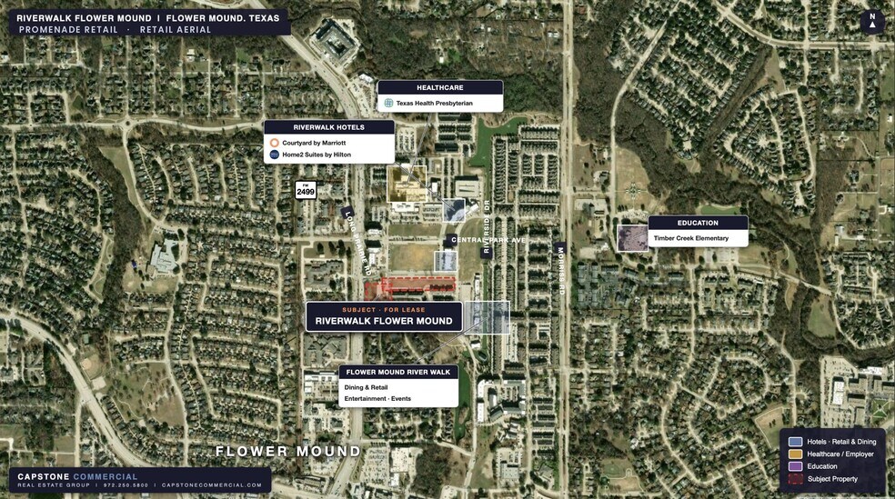 More Photos Of Riverwalk Flower Mound Promenade Retail Space, Flower Mound General Retail For Lease