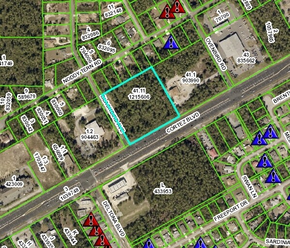 More Photos Of Cortez Blvd @ Blackbird Ave., Weeki Wachee Land For Sale