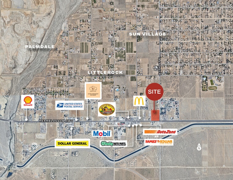 Primary Photo Of NW Corner of 87th East & State Highway 138 st, Littlerock Land For Sale