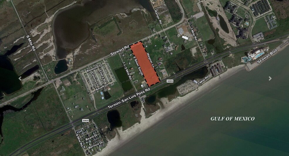 Primary Photo Of 11126 San Luis Pass Rd, Galveston Land For Sale