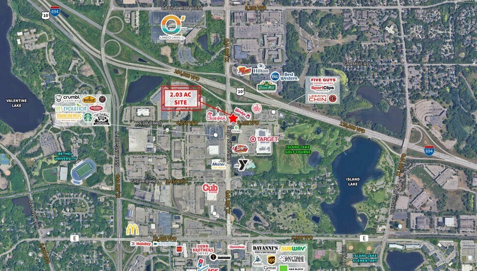 Primary Photo Of 3854 Lexington Ave N, Shoreview Land For Lease