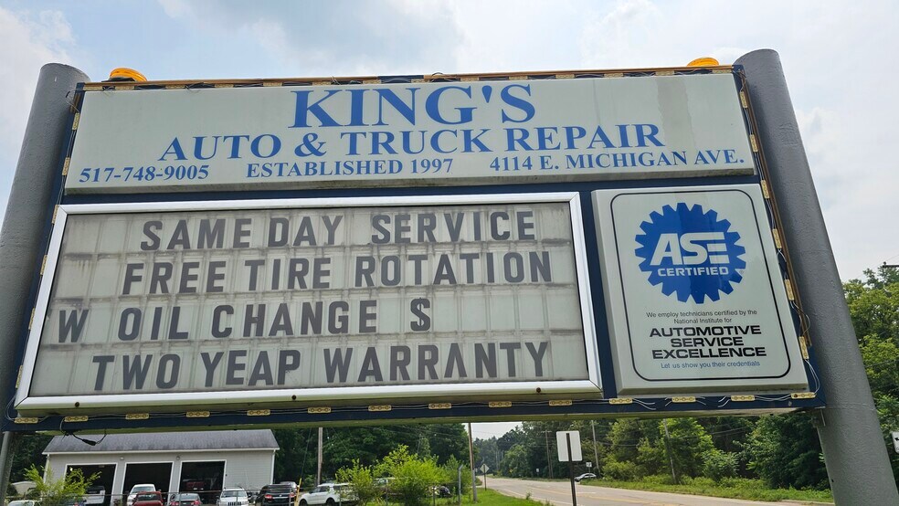 More Photos Of 4114 E Michigan Ave, Jackson Freestanding For Sale