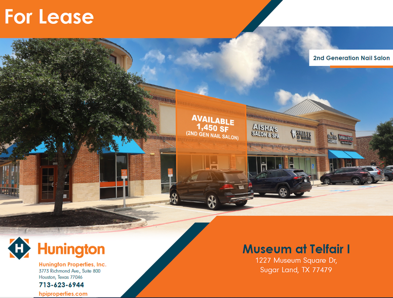 Primary Photo Of 1227 Museum Square Dr, Sugar Land Storefront Retail Office For Lease