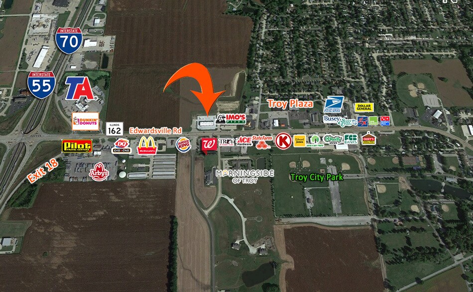 More Photos Of 635-653 Edwardsville, Troy General Retail For Lease