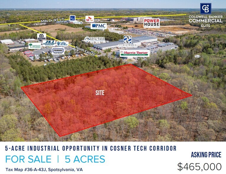 Primary Photo Of North East Drive, Fredericksburg Land For Sale