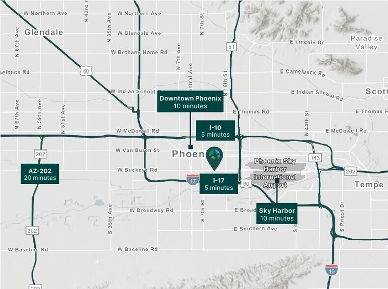 More Photos Of 1250 E Hadley St, Phoenix Distribution For Lease