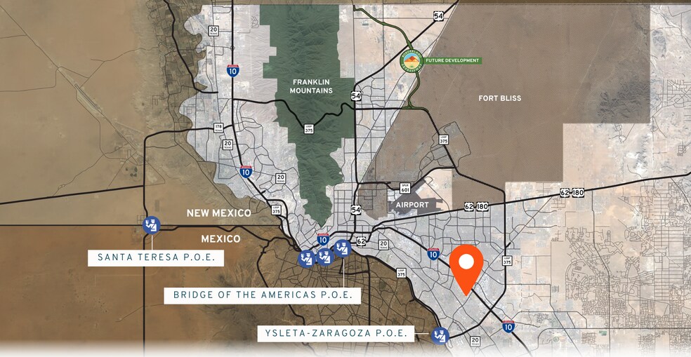 More Photos Of 8900 Escobar Dr, El Paso Distribution For Lease