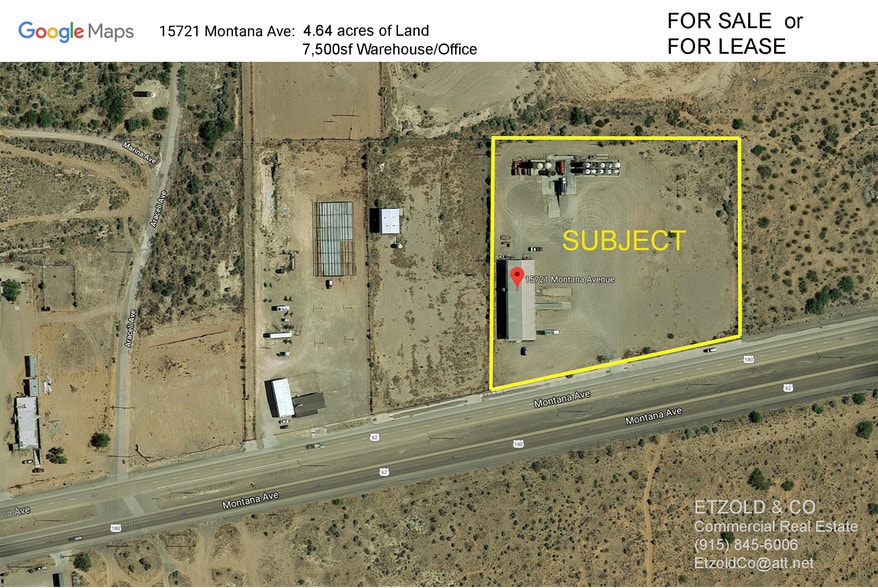 More Photos Of 15721 Montana Ave, El Paso Warehouse For Sale