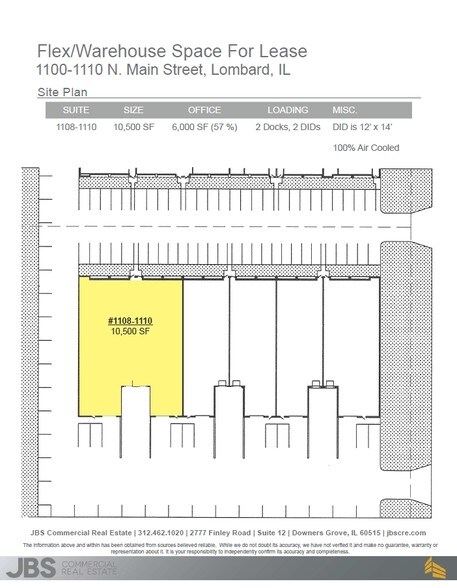 More Photos Of 1100-1110 N Main St, Lombard Manufacturing For Lease