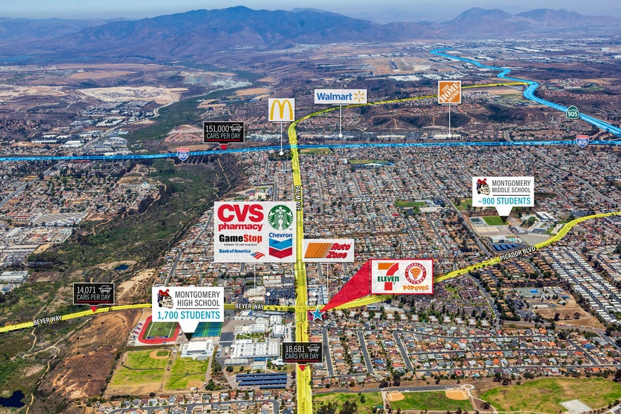 More Photos Of 3295 Palm Ave, San Diego Freestanding For Lease