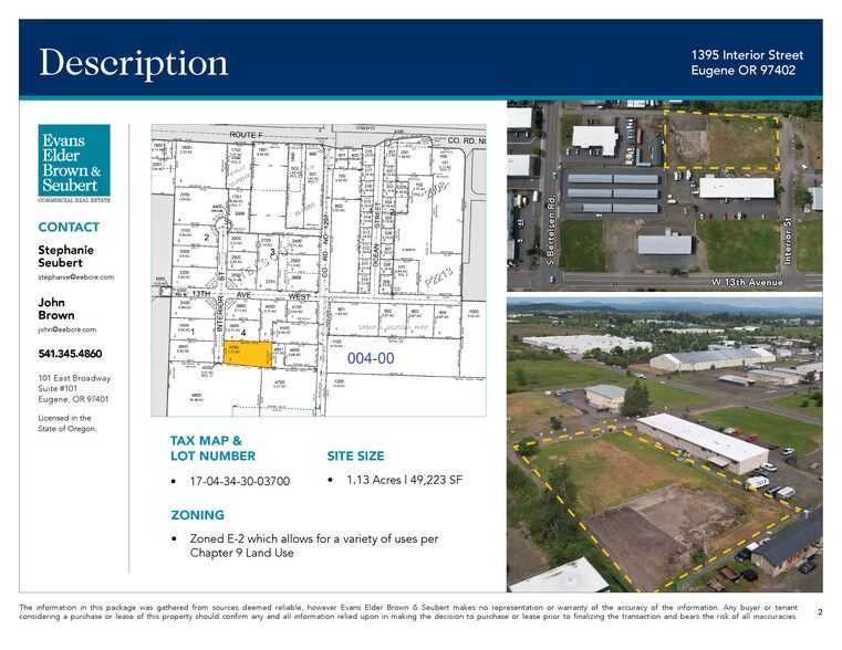 More Photos Of 1395 Interior st, Eugene Land For Sale