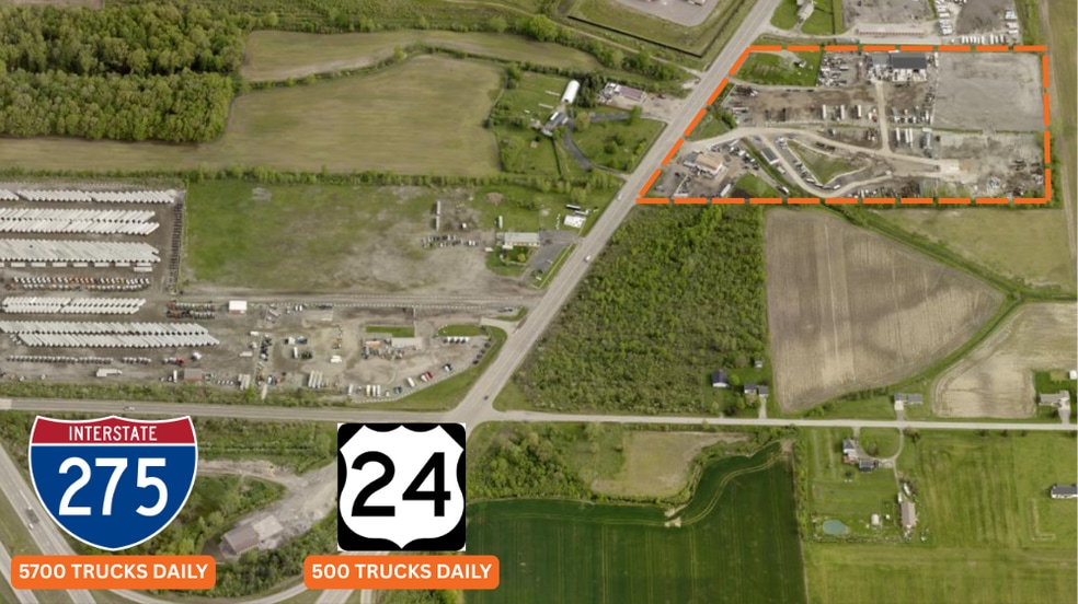More Photos Of 10200 N Telegraph Rd, Carleton Truck Terminal For Sale