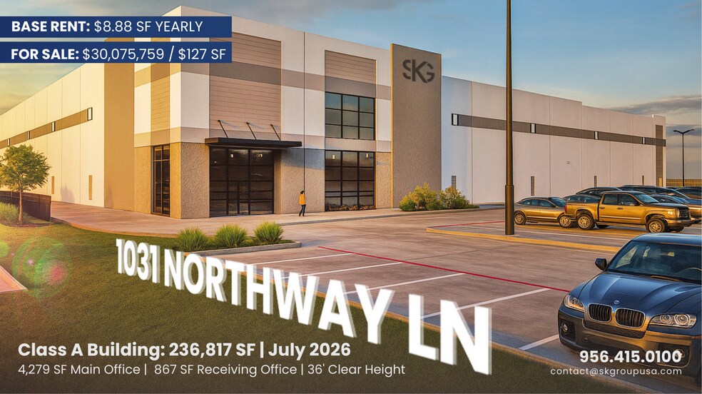 More Photos Of 1031 Northway Ln, Laredo Warehouse For Sale