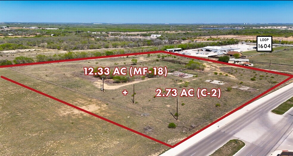 Primary Photo Of 20407 Gus McCrae Ln, San Antonio Land For Sale