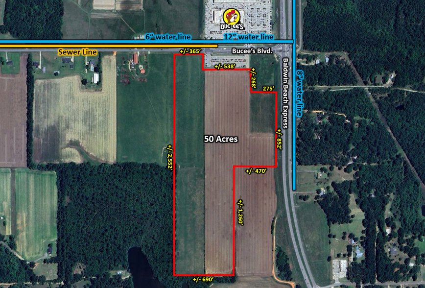 Primary Photo Of Baldwin Beach Expressway, Robertsdale Land For Sale