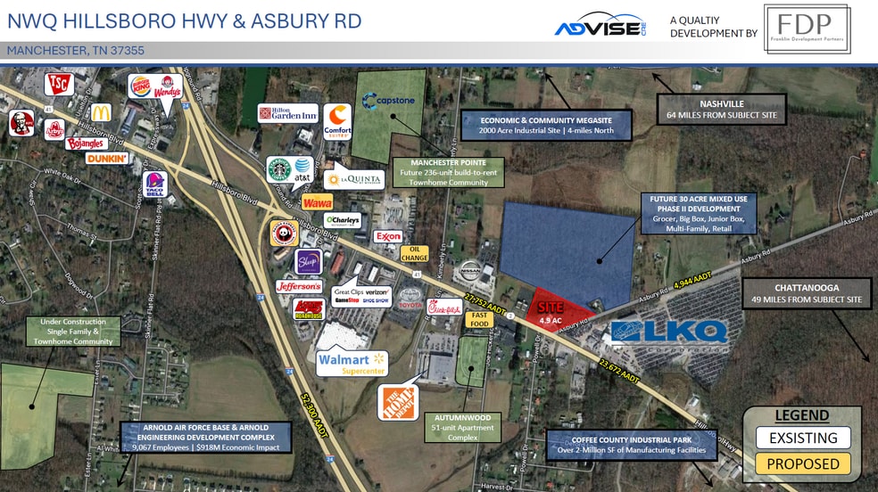 Primary Photo Of 2903 Hillsboro Blvd, Manchester Land For Sale