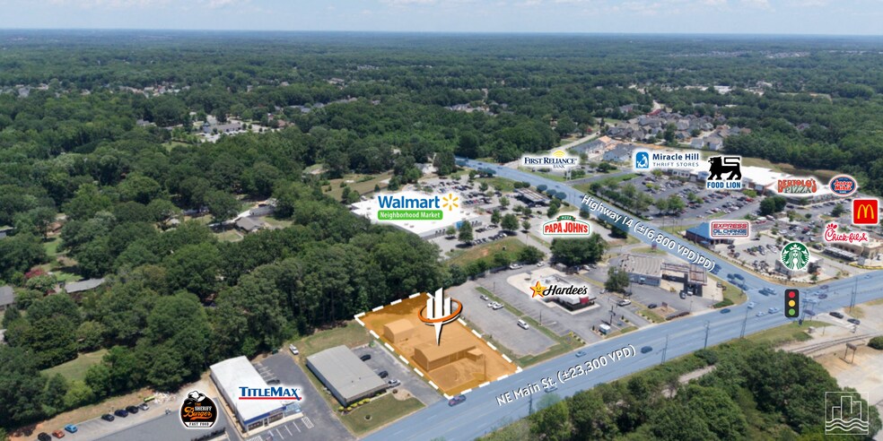 More Photos Of 1010 NE Main St, Simpsonville Auto Repair For Sale
