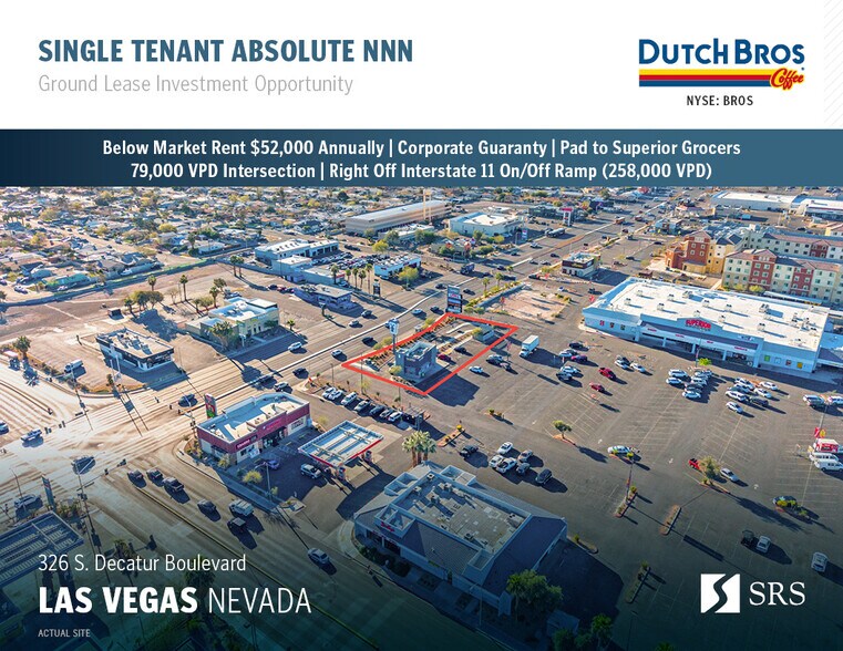 Primary Photo Of 326 S Decatur Blvd, Las Vegas Fast Food For Sale