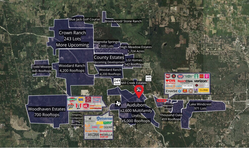 More Photos Of FM 1488 and Mill Creek Road, Magnolia Land For Sale