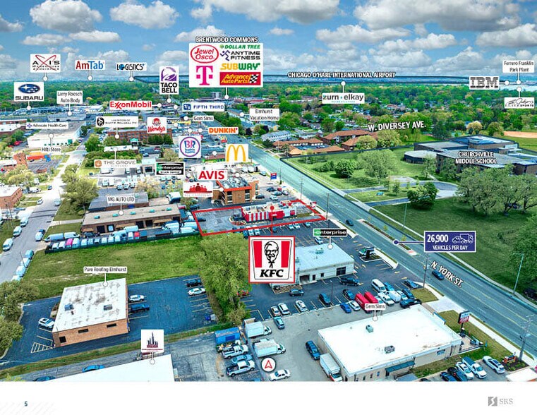 More Photos Of 872 N York St, Elmhurst Fast Food For Sale