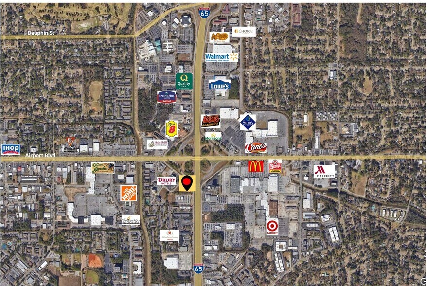 More Photos Of 836 W I-65 Service Rd S, Mobile Freestanding For Sale