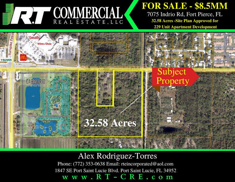 Primary Photo Of 7075 Indrio Rd, Fort Pierce Land For Sale