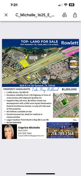 More Photos Of 8130 Lakeview Pky, Rowlett Land For Sale