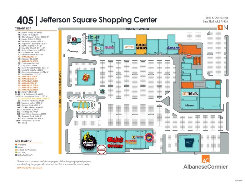 Primary Photo Of 2801 S Olive St, Pine Bluff Unknown For Lease