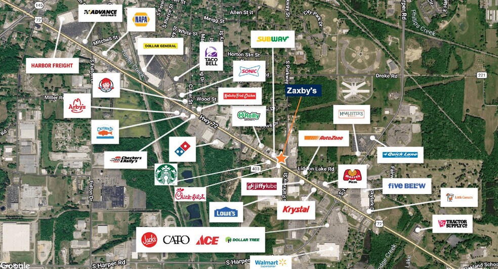 More Photos Of 1601 Highway 72 W, Corinth General Retail For Sale