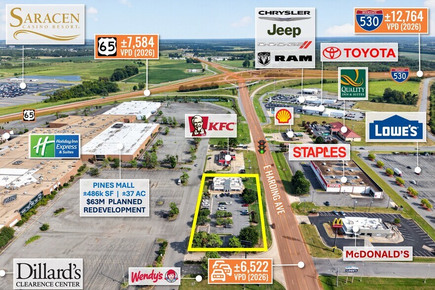 More Photos Of 3000 Pines Mall Dr, Pine Bluff Restaurant For Sale