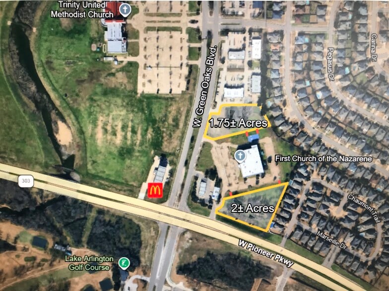 Primary Photo Of NEC W. Pioneer Parkway & W. Green Oaks Blvd, Arlington Land For Sale