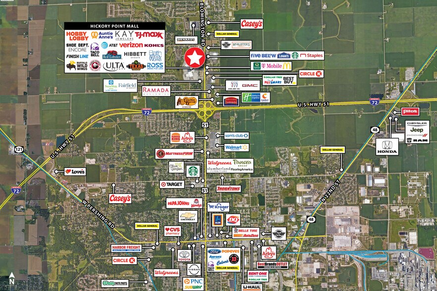 More Photos Of 1240 Hickory Point Mall, Forsyth Department Store For Sale