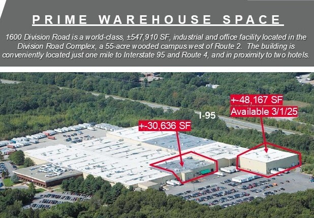 Primary Photo Of 1600 Division Rd, West Warwick Distribution For Lease