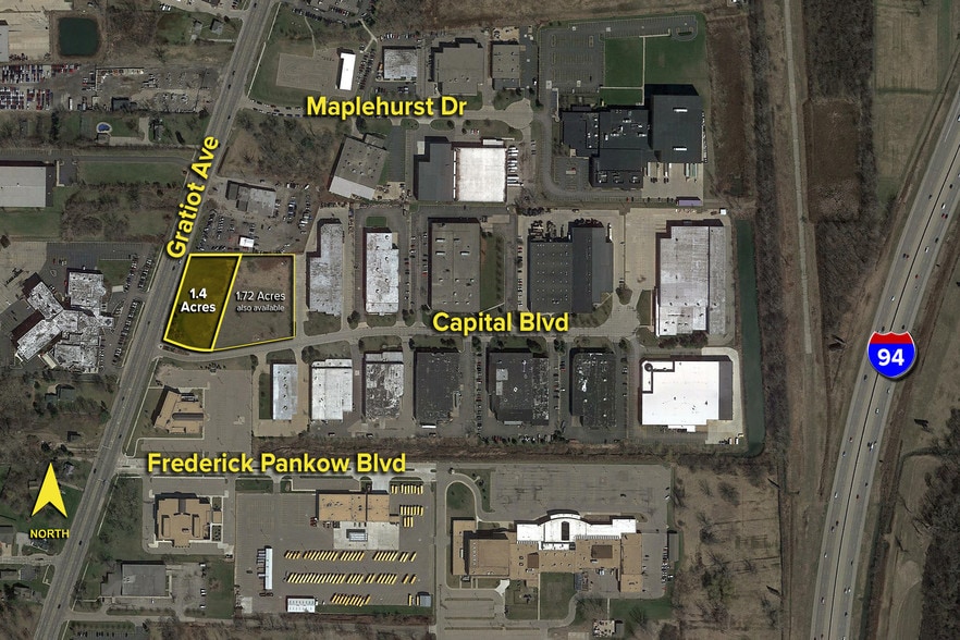 Primary Photo Of Gratiot Ave @ Capital Blvd, Clinton Township Land For Sale